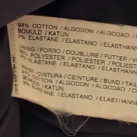 Blue and black graphic design mini skirt, MNG, Mango, size 4, EU 36 - Picture 8 of 8